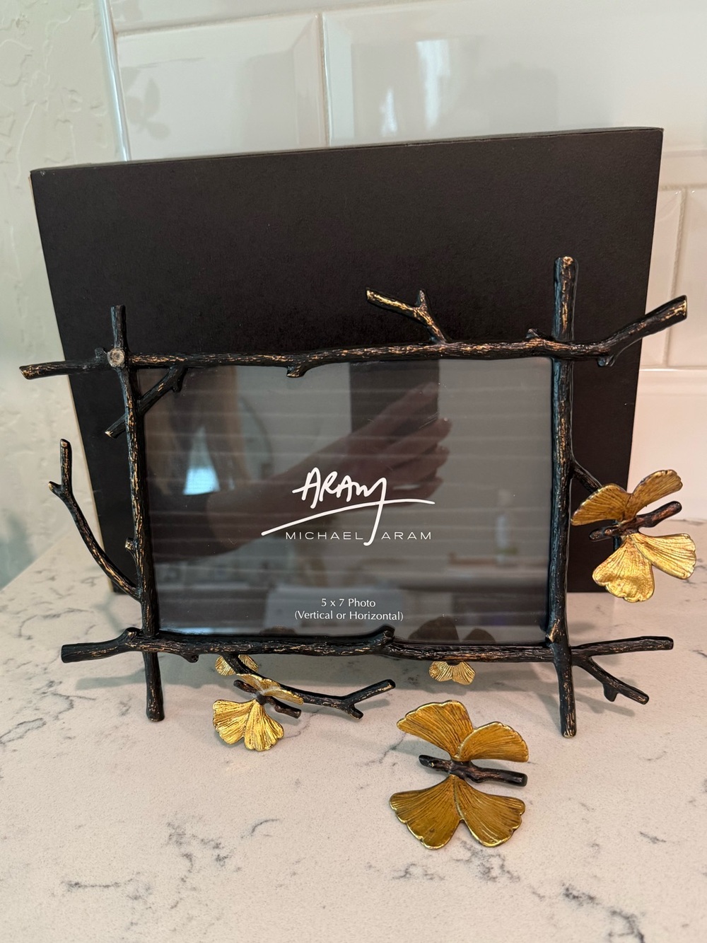 Michael Aram 5 x 7 Butterfly Ginkgo Frame